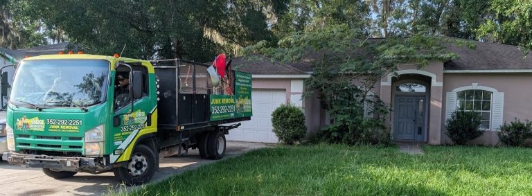 Q&Q truck in front of eviction rental property
